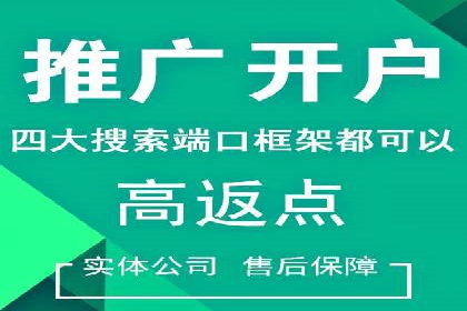 行业领先企业的网络推广开户策略